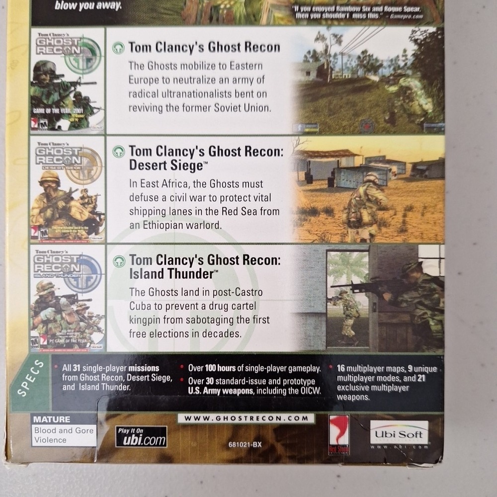 Tom Clancy's Ghost Recon Gold Edition for PC Open Box - Picture 8 of 14